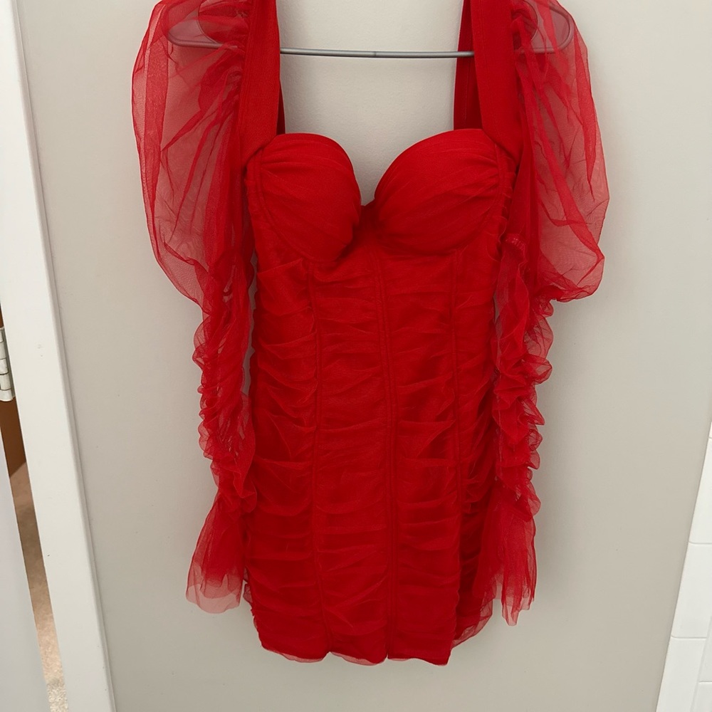 Just in time for Valentine’s Day! Mini red dress!